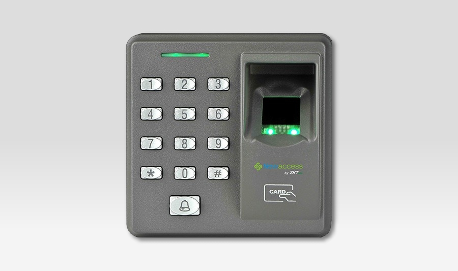 Leitor Biométrico e Senha X7